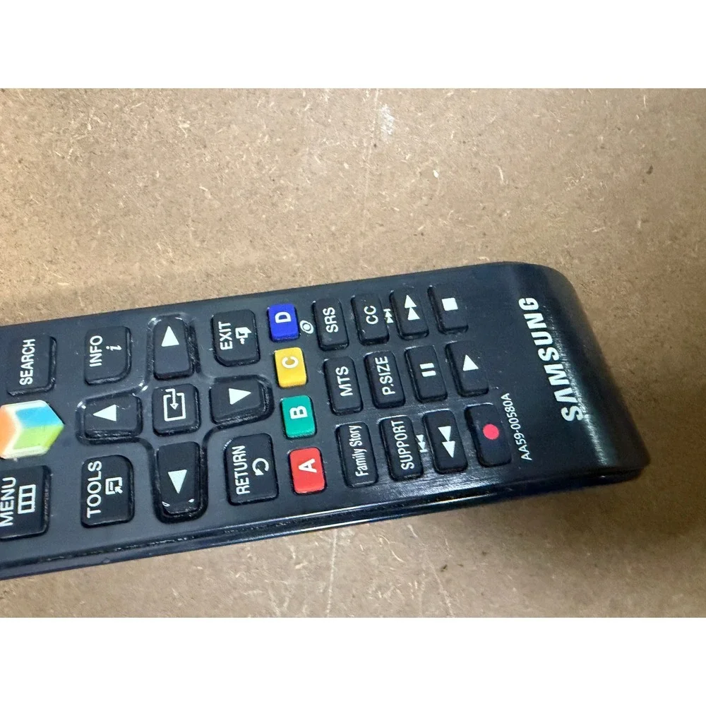 Samsung AA59-00580A TV Remote Control for Smart LED LCD TV Black Genuine OEM